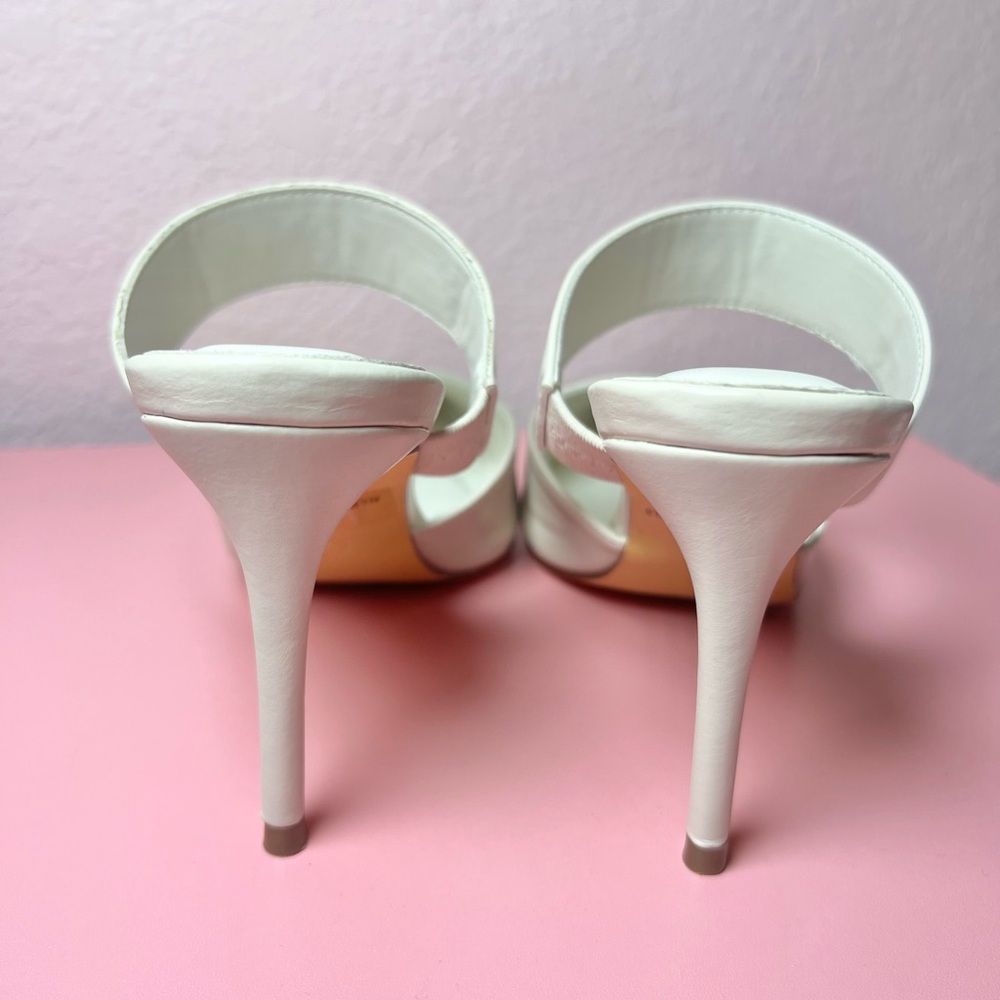 Faire Off White Pointed-Toe Mules by Lulus - Picture 7 of 11